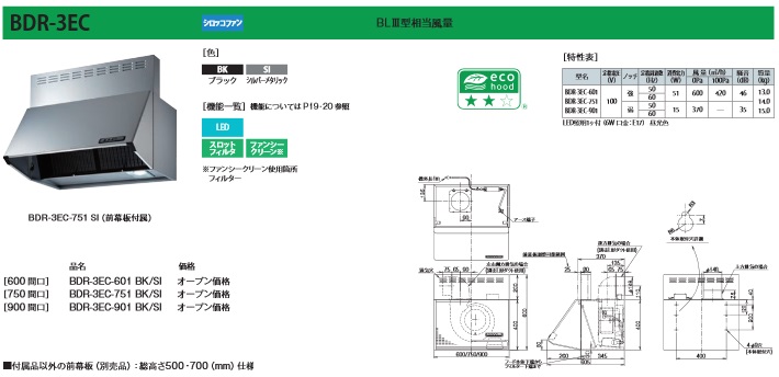 ☆決算特価商品☆ 富士工業 MP601BK レンジフード用幕板